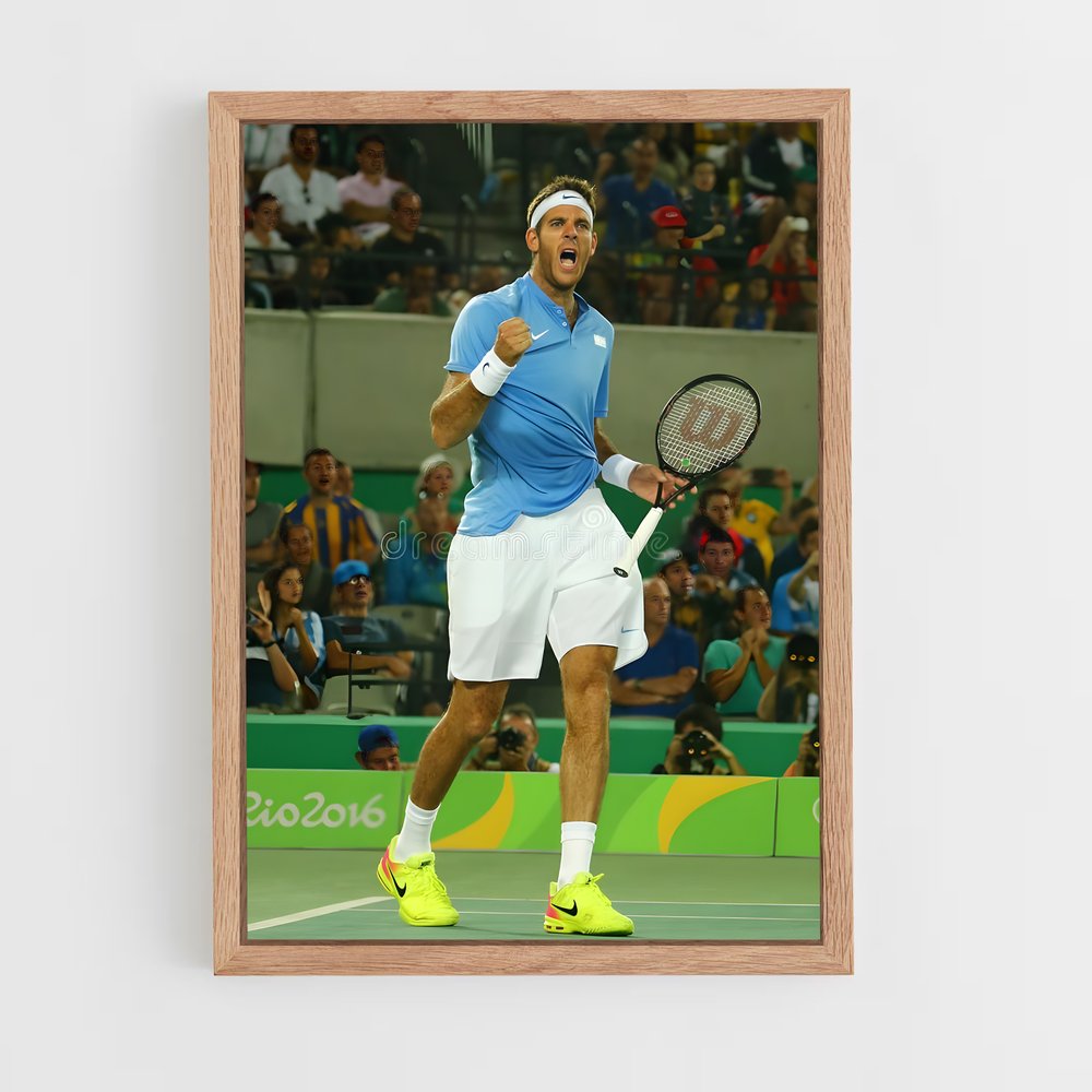 Poster Juan martin décisive – affiche Tennis (vue 4)